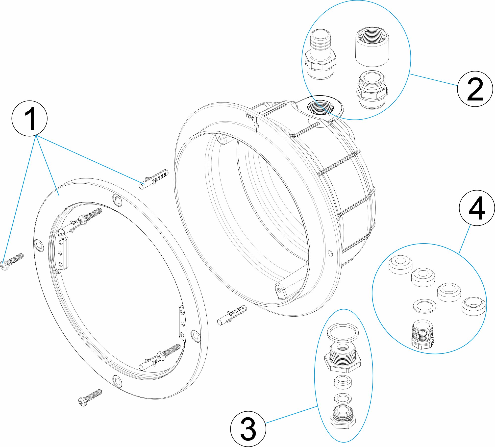 NICHO PISC HORMIGON  LUMIPLUS DESIGN