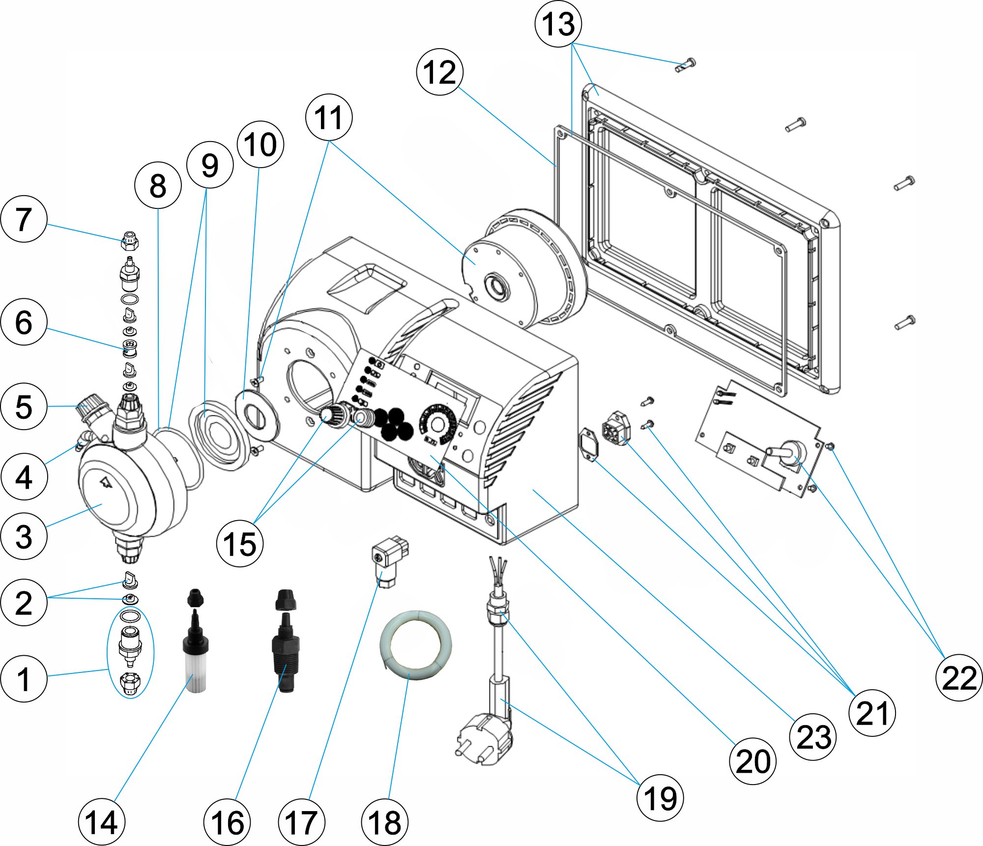 BOMBA DOS.CLASS ON-OFF20 20L/H