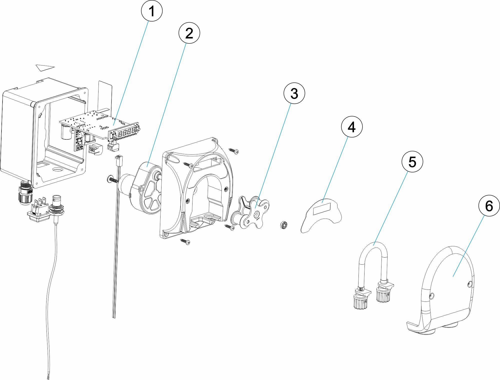 Bomba peristáltica E Serie pH