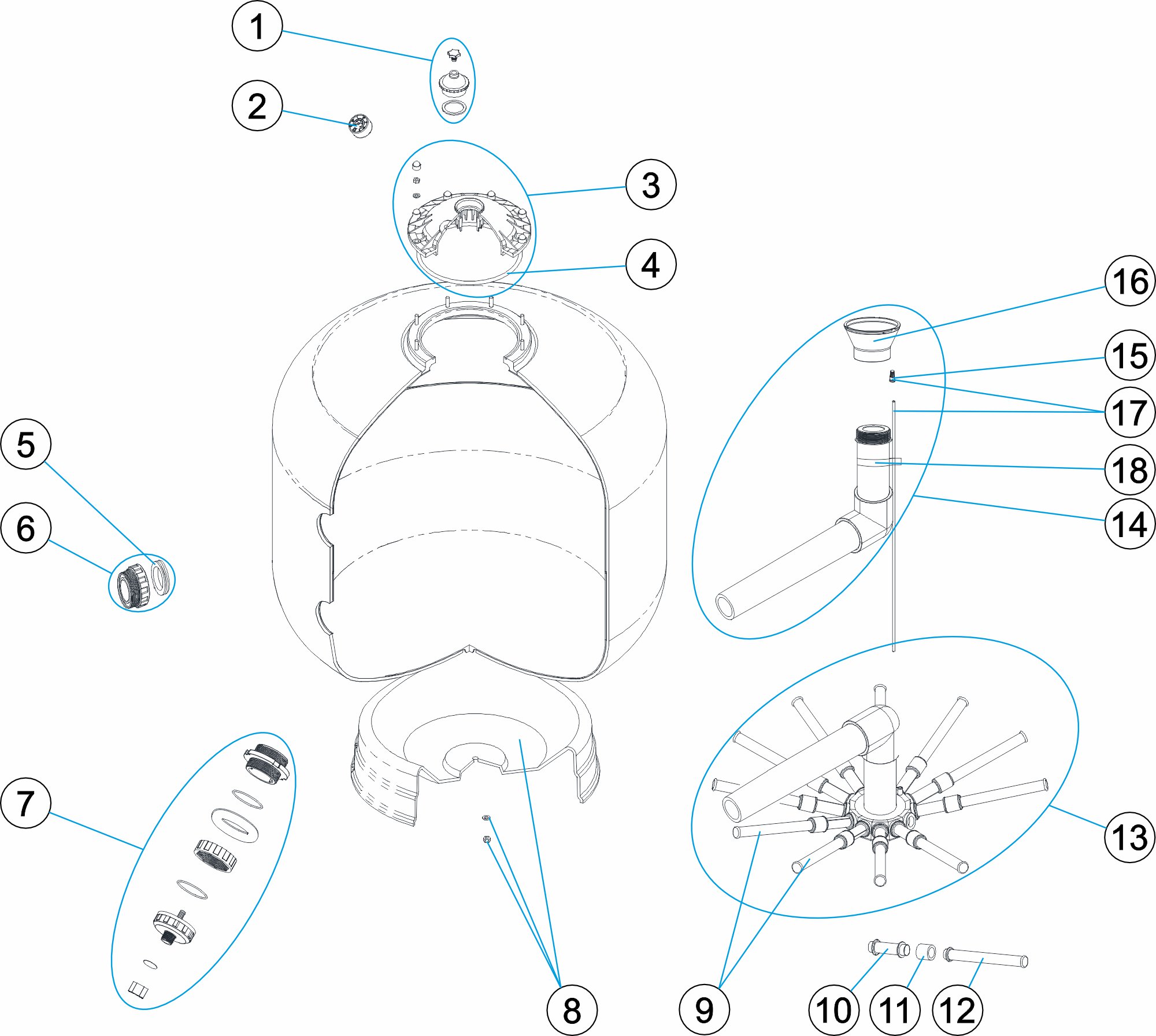 FILTRO BERLIN SALIDA LATERAL D.900