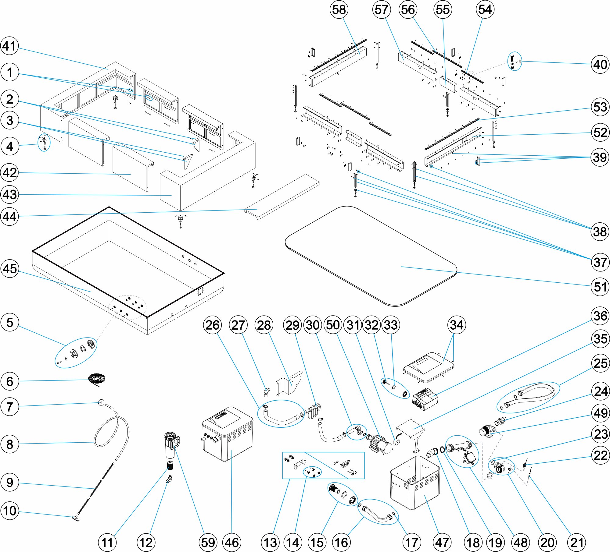 PISC PLAYA VH 220X320 BLANCO