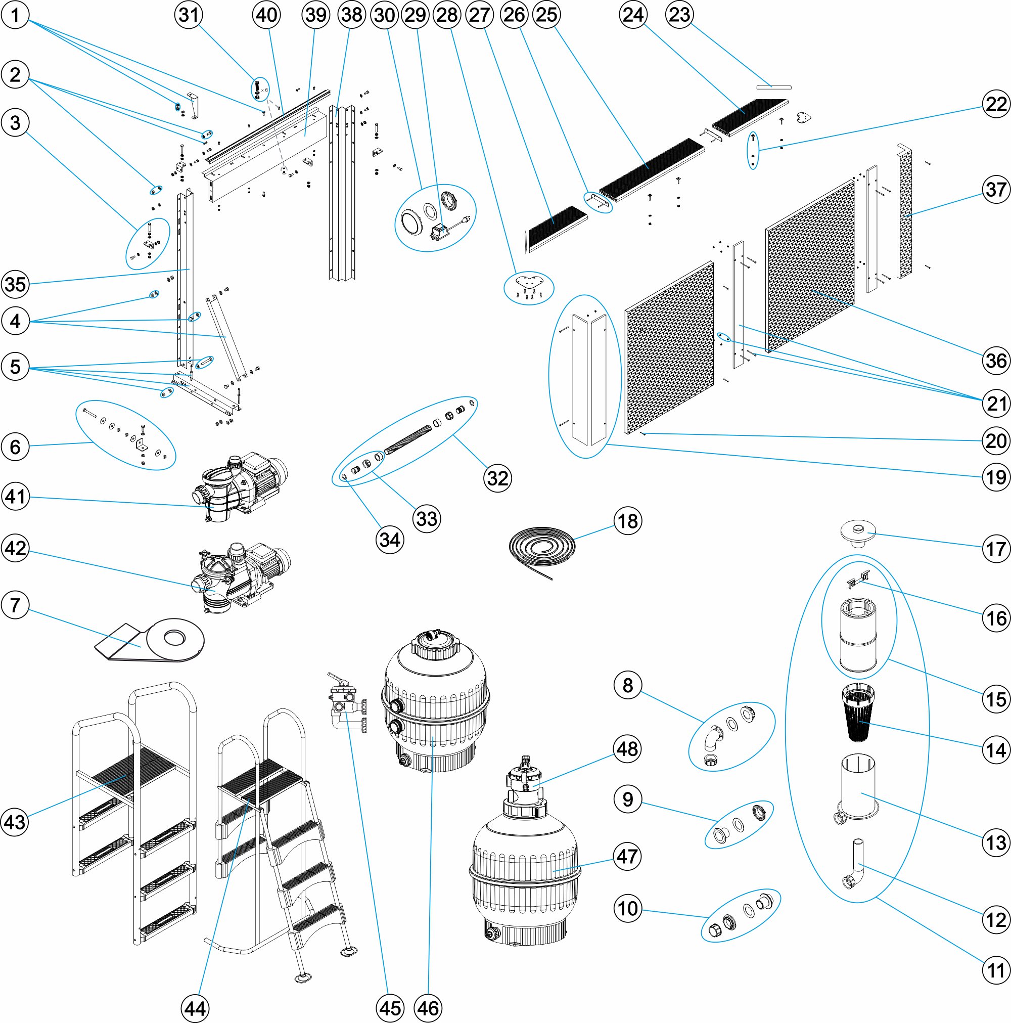DOLCE VITA RATTAN 3X7m BEI-COF
