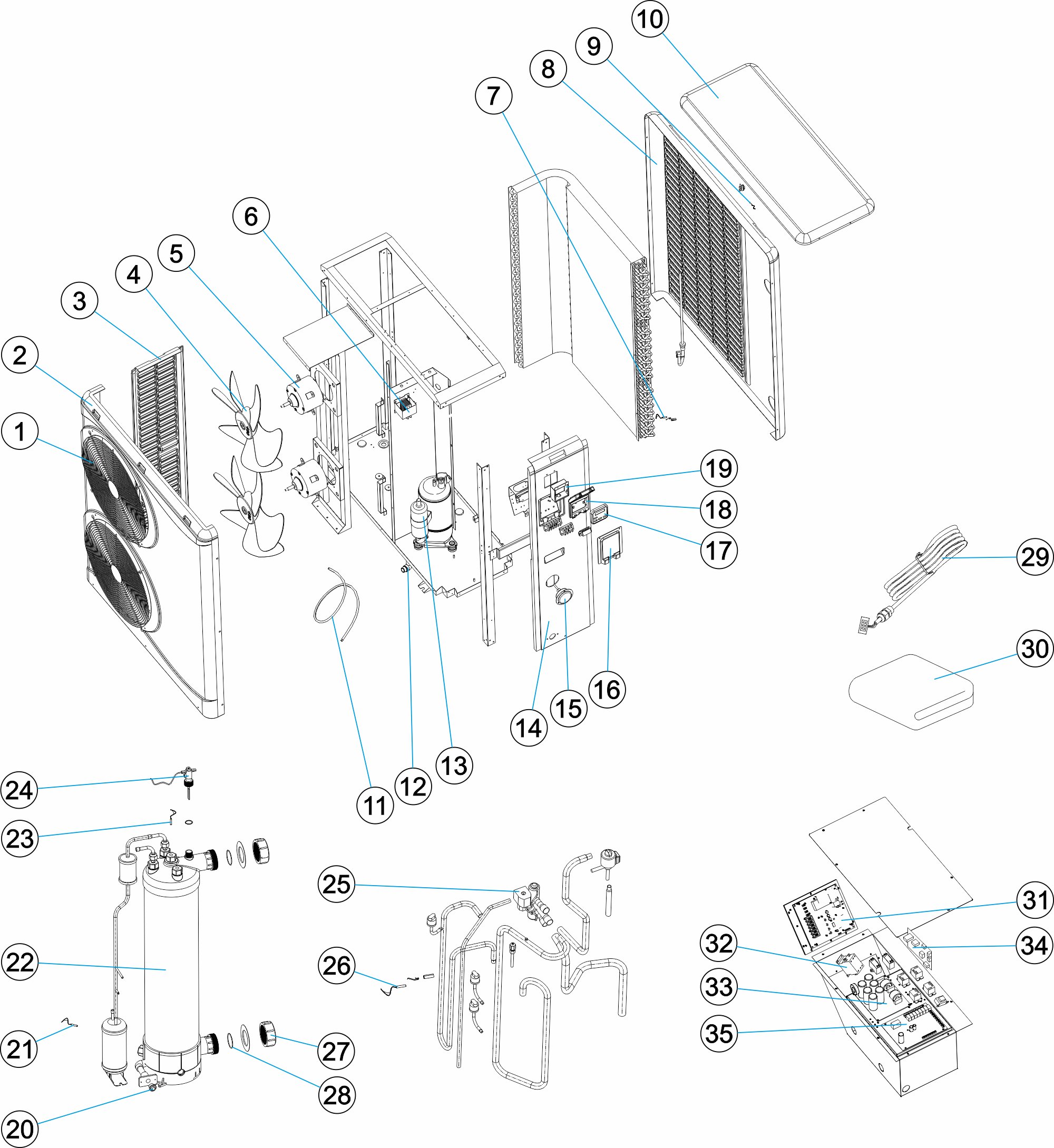 ASTRALPOOL HP PRO-ELYO INVERTER 35