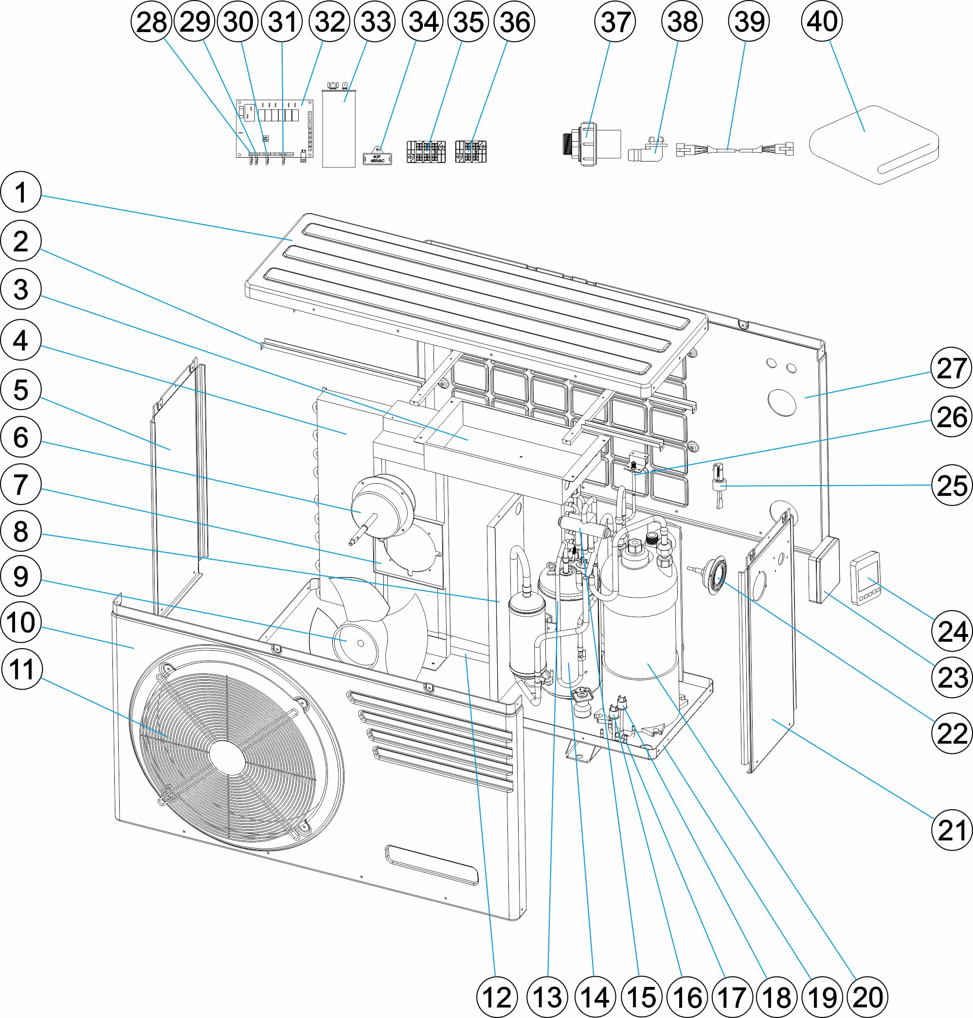 BOMBA CALOR EVOLINE NN R32 20M