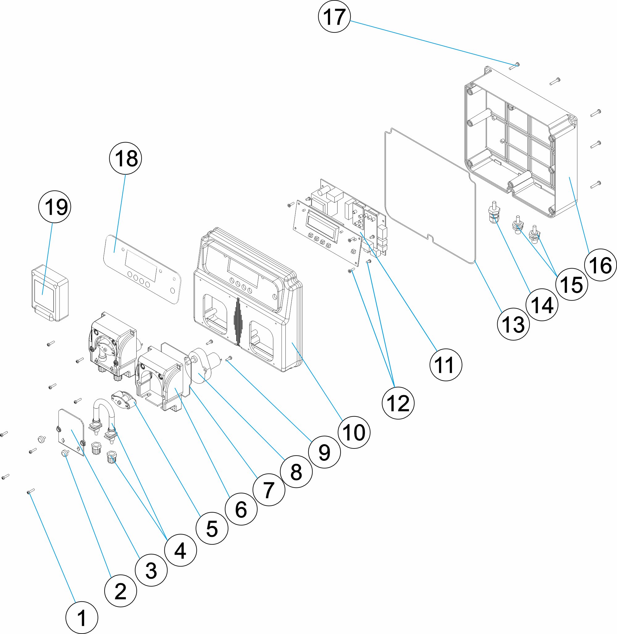MP DUAL PH/RX REG 1.5l/h 1bar