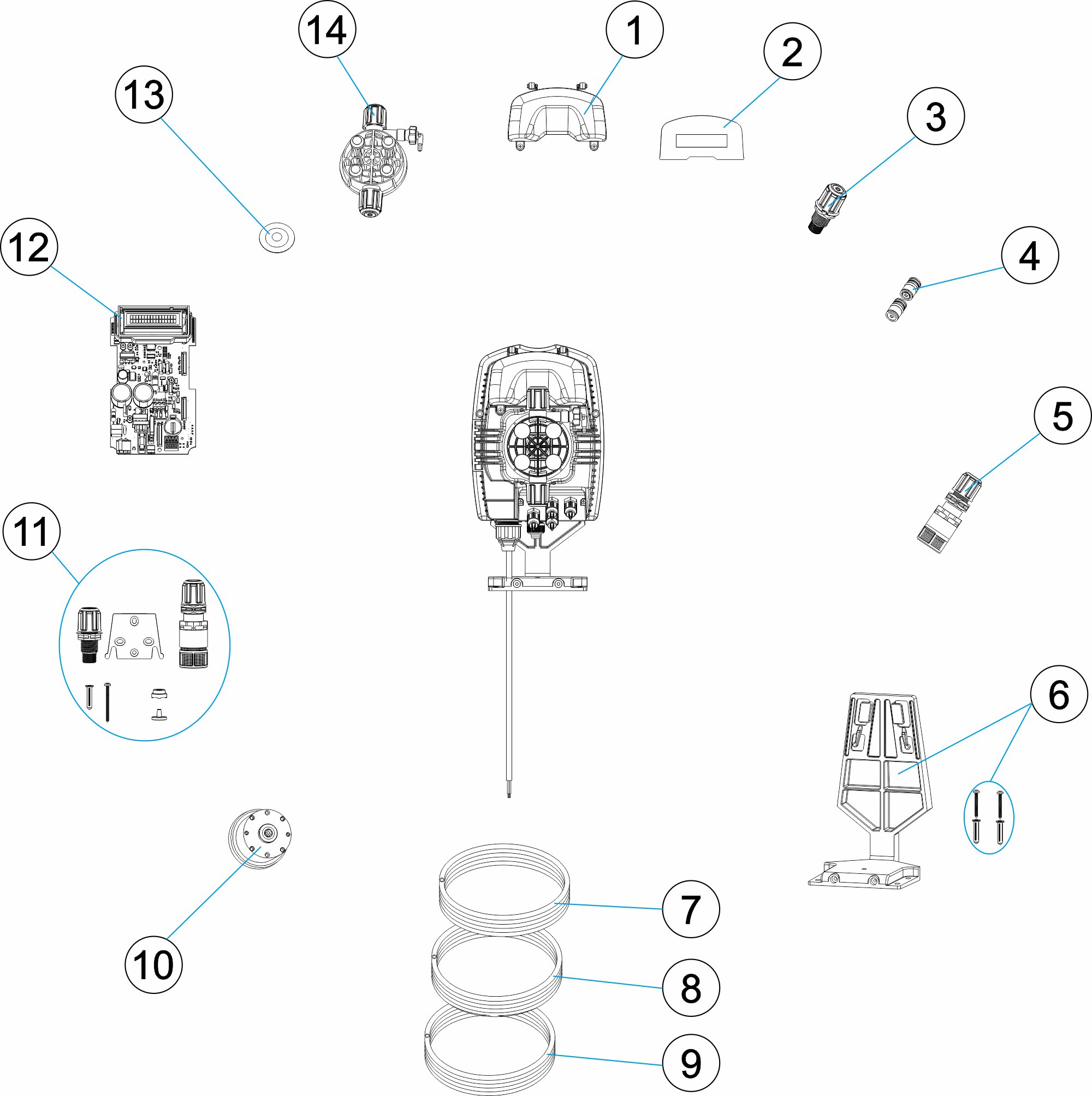 ACQUA DOS DIGIT  pH/ORP type D