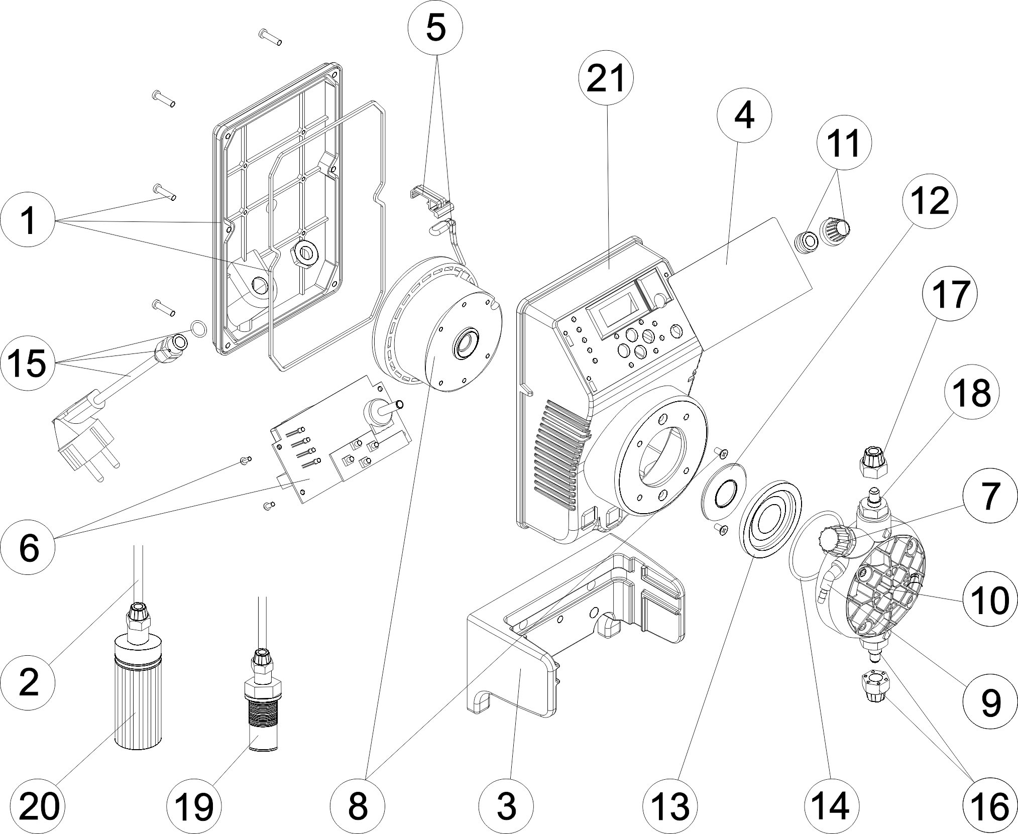 EXACTUS MOD.MANUAL 2L/H 10 BAR