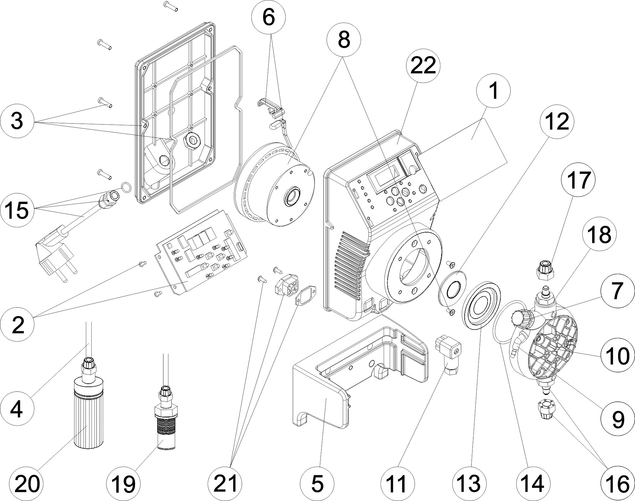 EXACTUS MOD. PROPORCIONAL 10 L/H 5 BAR