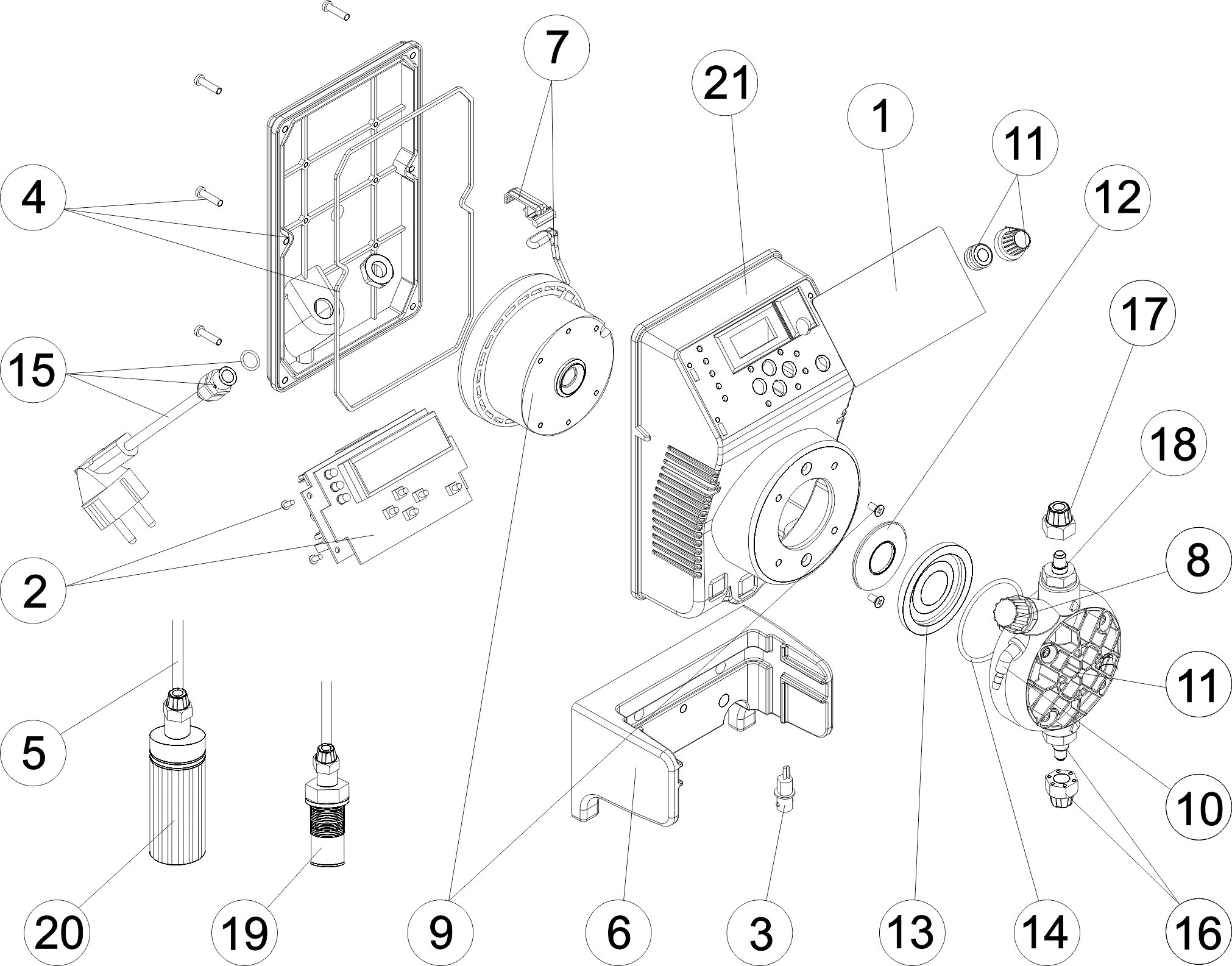 EXACTUS MODELO PH/RX 5L/H 7 BA