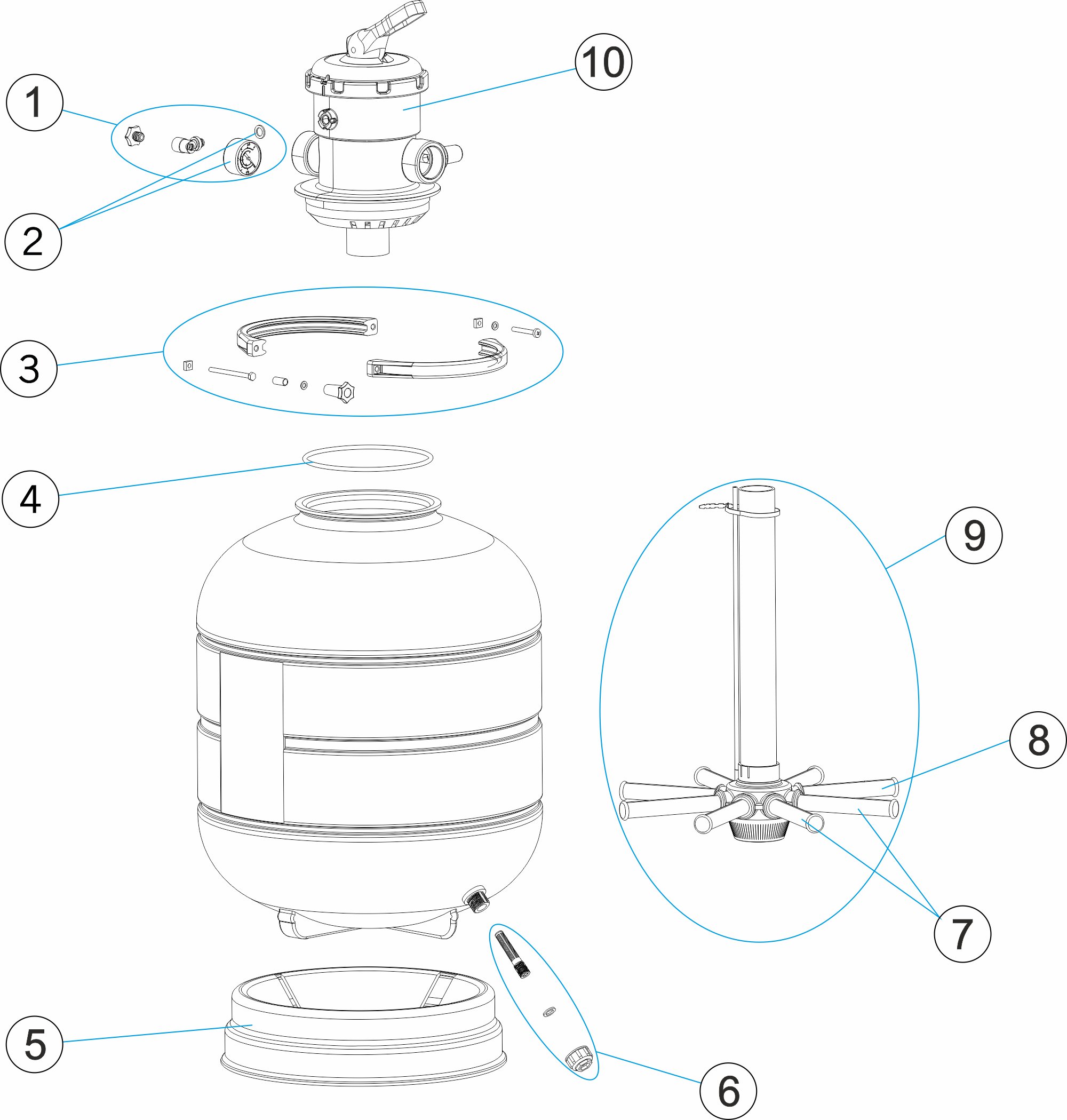 FILTRO ROMA TOP D.400-450-500-600