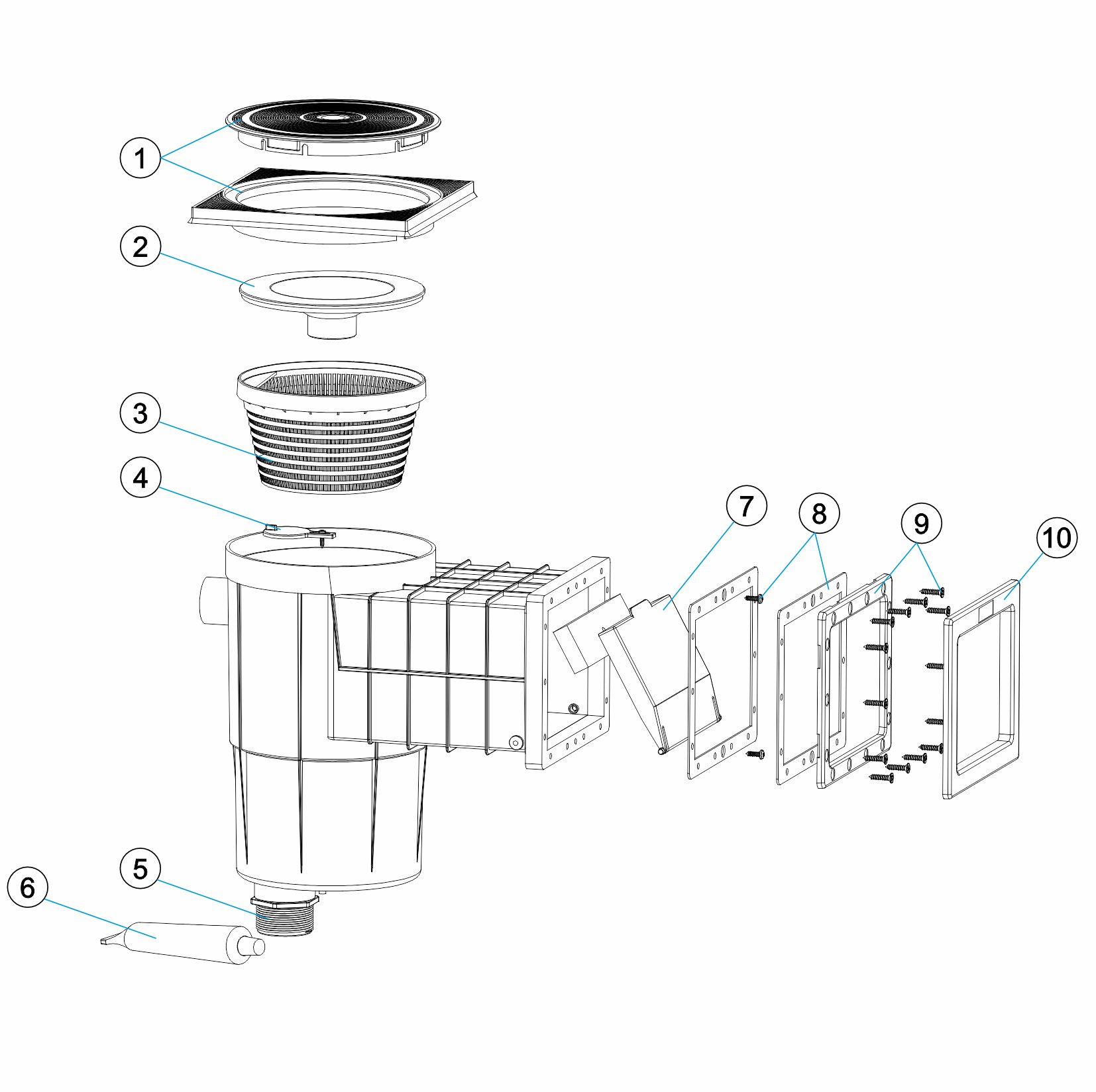 SKIMMER PISCINA LINER