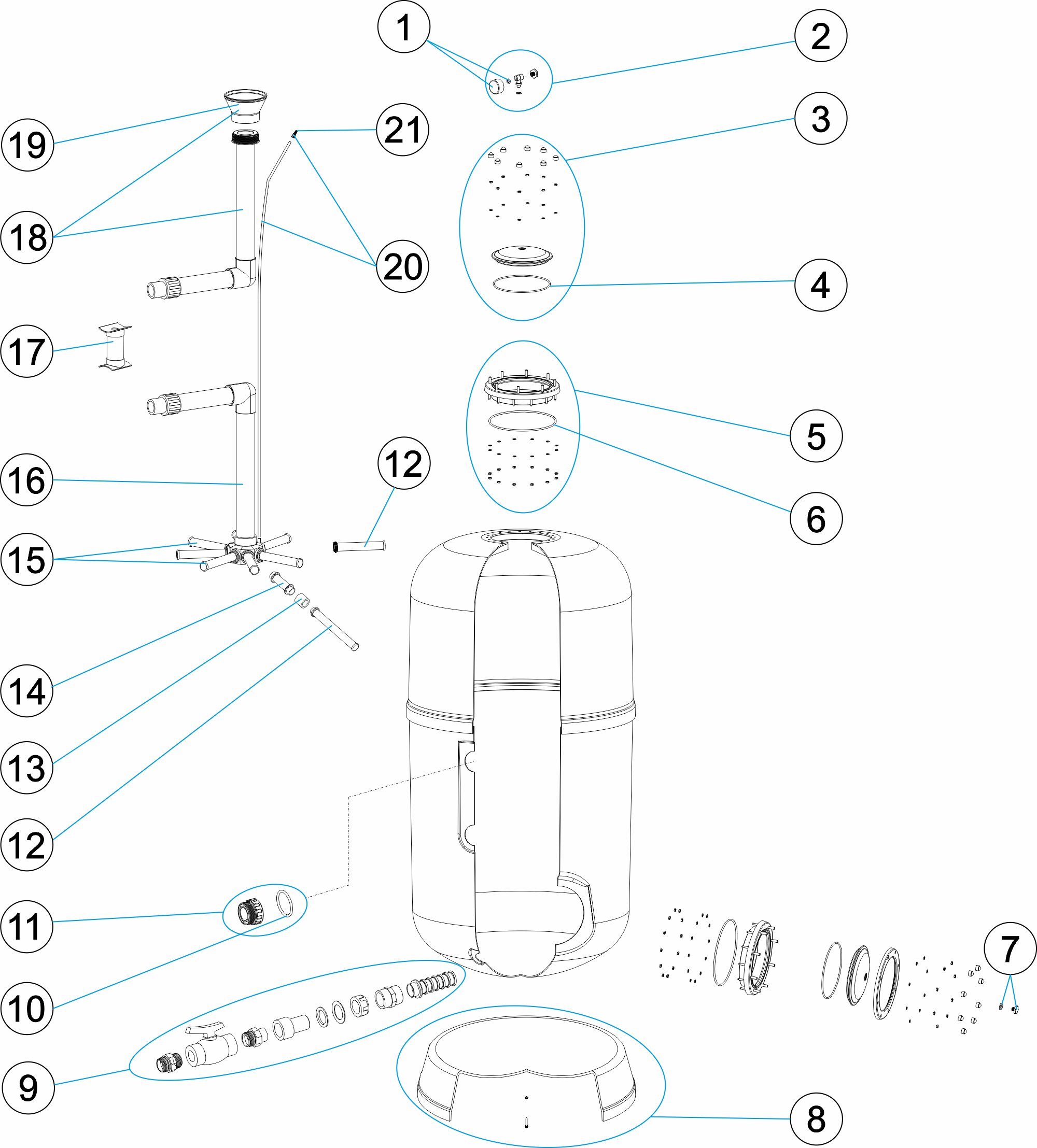 FILTRO NILO D.500-650-800-950