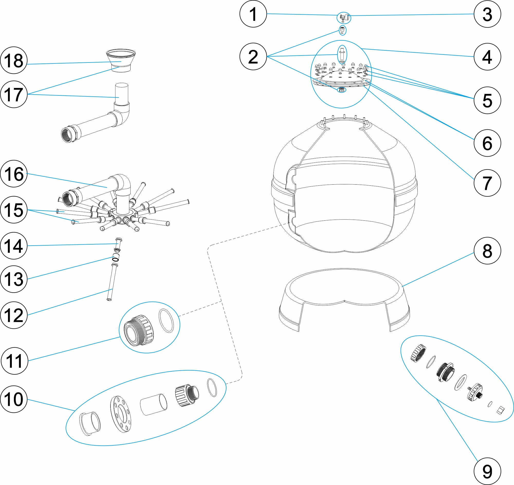 FILTROS TEIDE SEMI-INDUSTRIAL TAPA 400