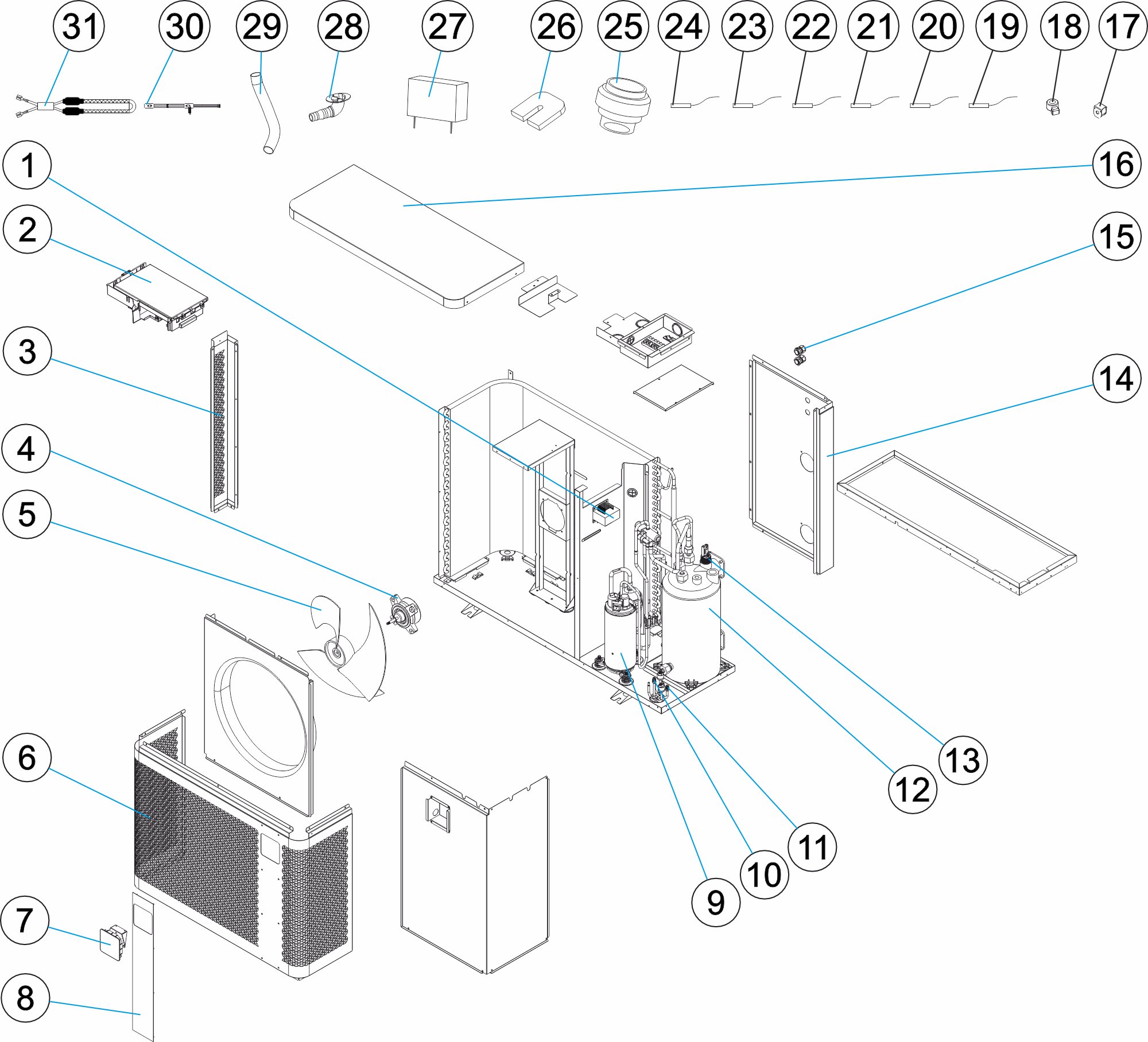 BOMBA CALOR Z260IQ MD6