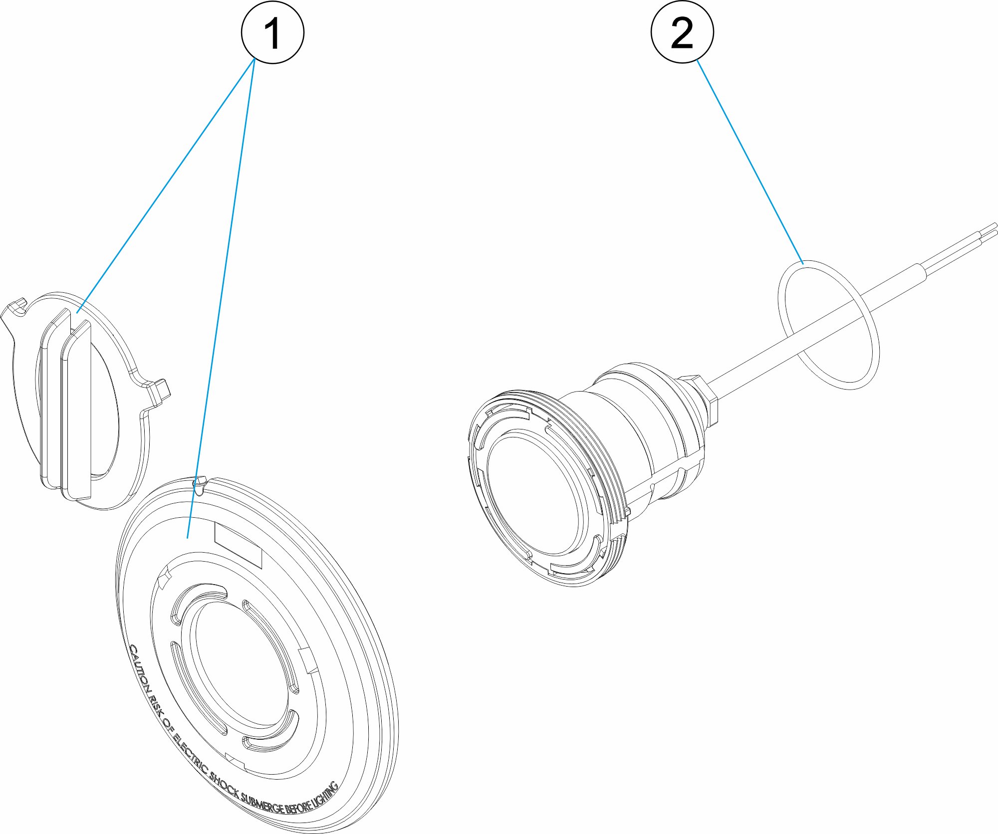 PROYECTOR LED MINI BARACUDA ESSENTIAL WW ABS