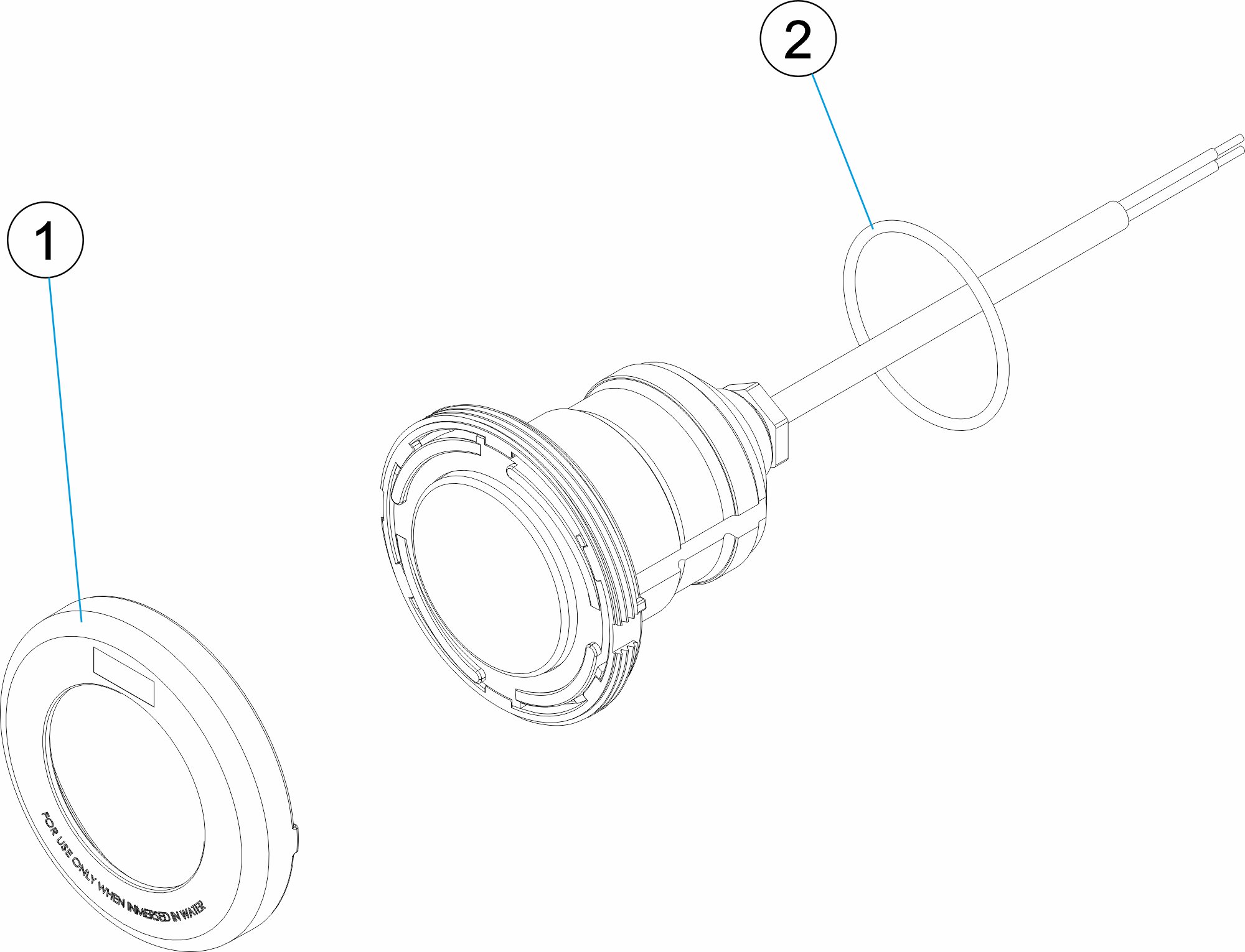 PROYECTOR LED MINI BARACUDA ESSENTIAL WW PMUR ABS