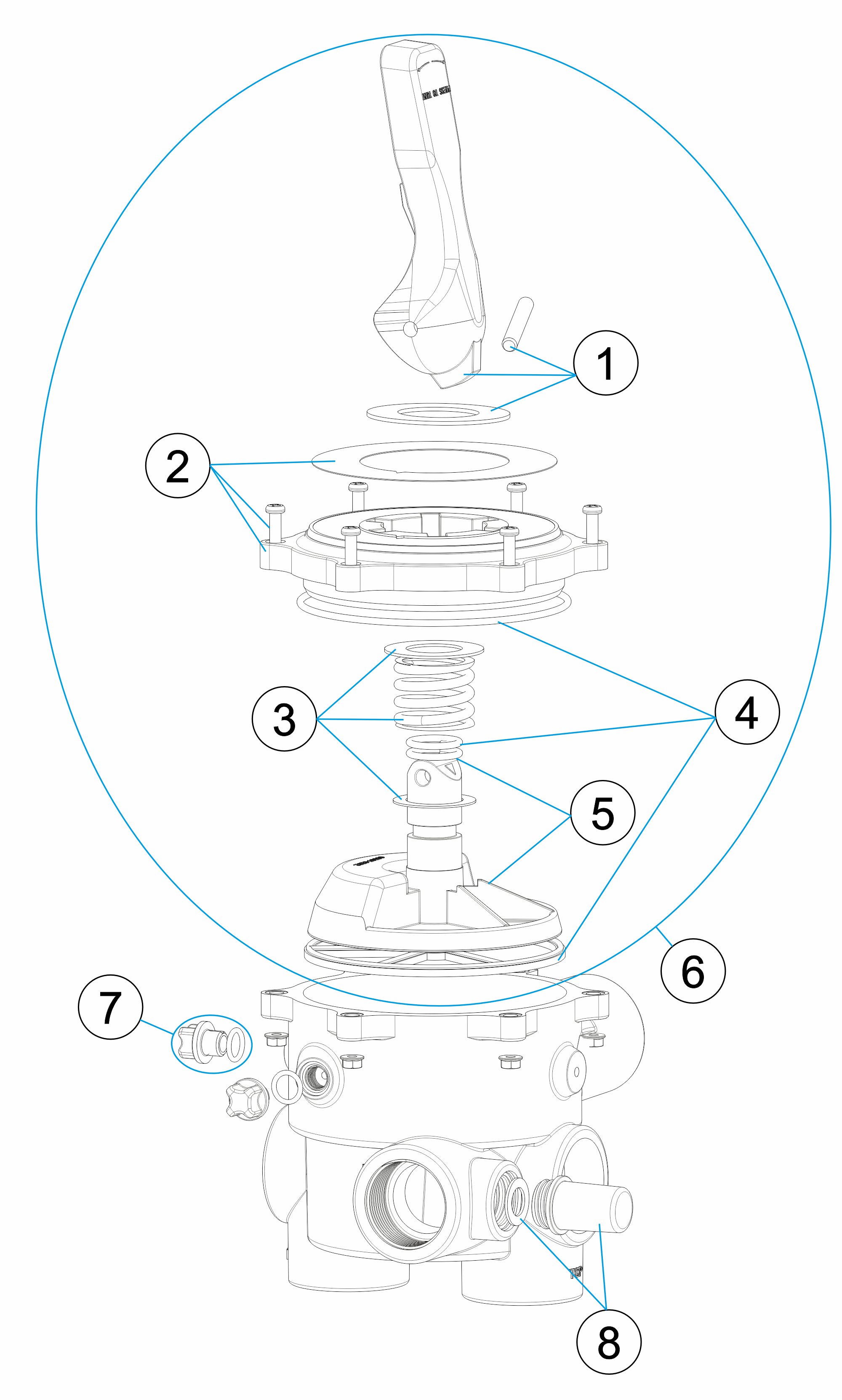 VALVULA SELECTORA 1.1/2