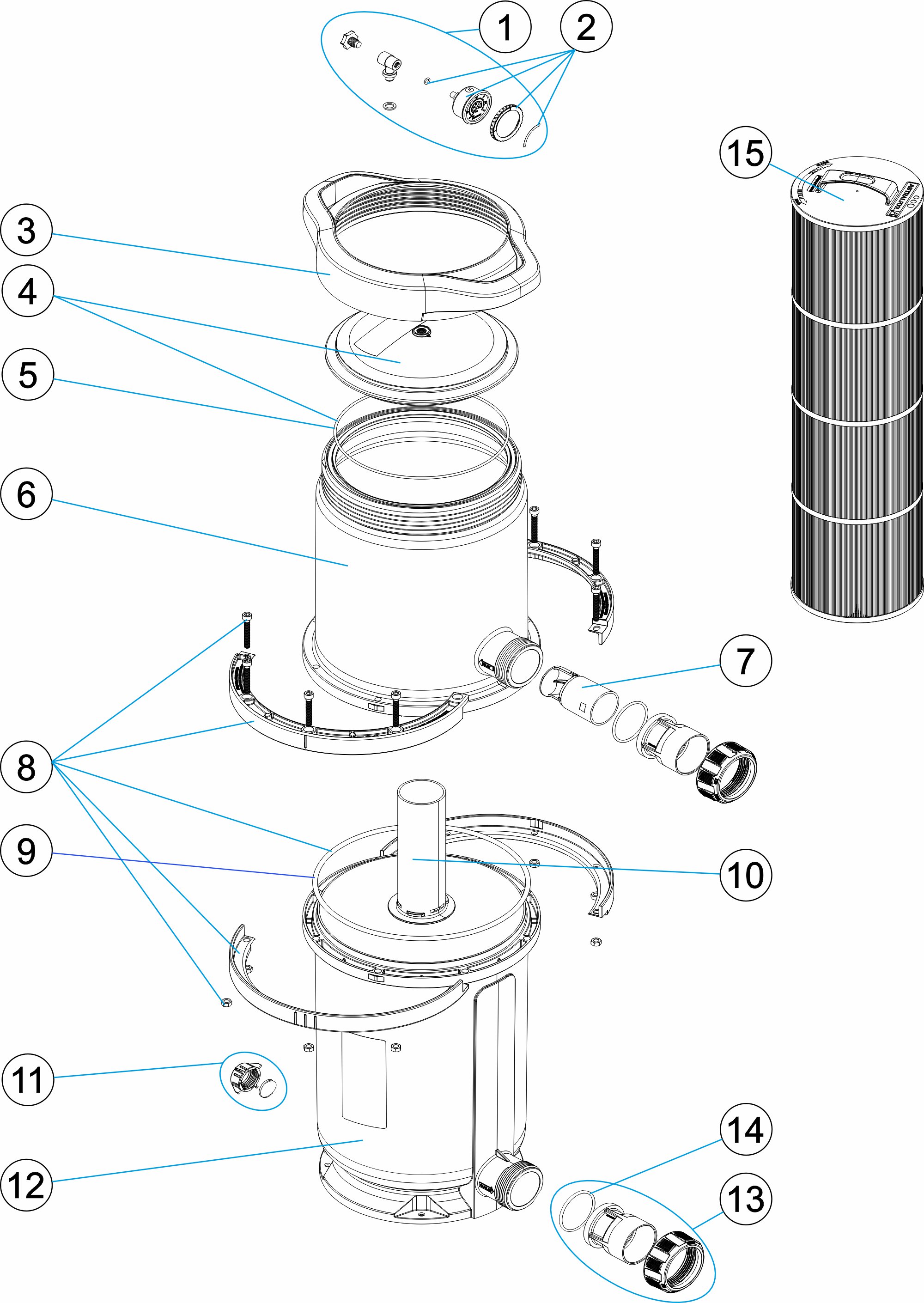 FILTRO CARTUCHO CLARISAVE 25