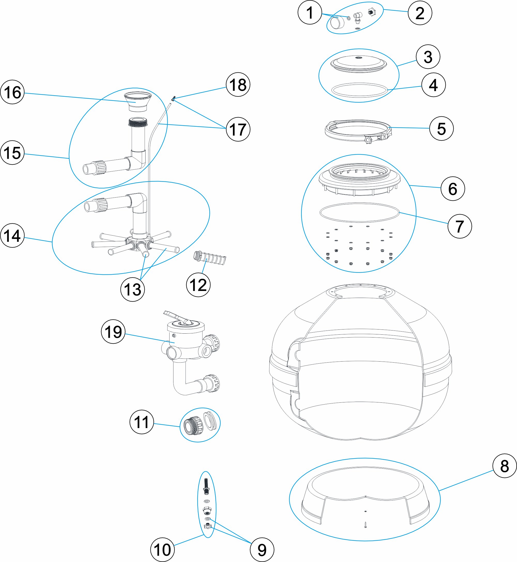 FILTRO BARACUDA Ø900 2